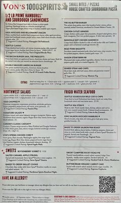 Menu photo 4 Von's 1000 Spirits Seattle, WA Menu photo 4 Von's 1000 Spirits Seattle, WA