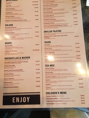Menu photo 8 Emilio's Mexican Kitchen Dallas, TX Menu photo 8 Emilio's Mexican Kitchen Dallas, TX