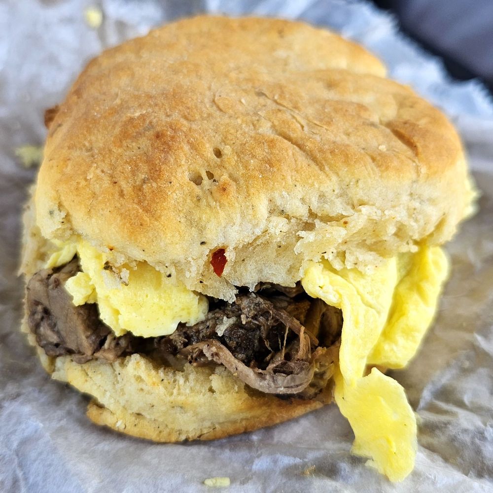 Scratch Biscuit Company - Brisket and egg biscuit - Breakfast & Brunch Near Me - Roanoke, Virginia Scratch Biscuit Company - Brisket and egg biscuit - Breakfast & Brunch Near Me - Roanoke, Virginia