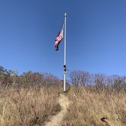 West view pint hill where flag pole is