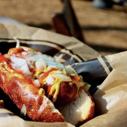 Pretzel Bun American Dog
