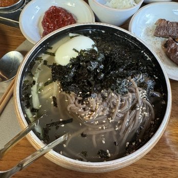 Nubiani - Cold Buckwheat Noodles - Korean Near Me - New York, New York Nubiani - Cold Buckwheat Noodles - Korean Near Me - New York, New York