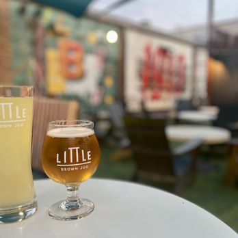 Little Brown Jug Brewing - a glass of beer and a glass of lemonade - Breweries Near Me - Winnipeg, Manitoba Little Brown Jug Brewing - a glass of beer and a glass of lemonade - Breweries Near Me - Winnipeg, Manitoba