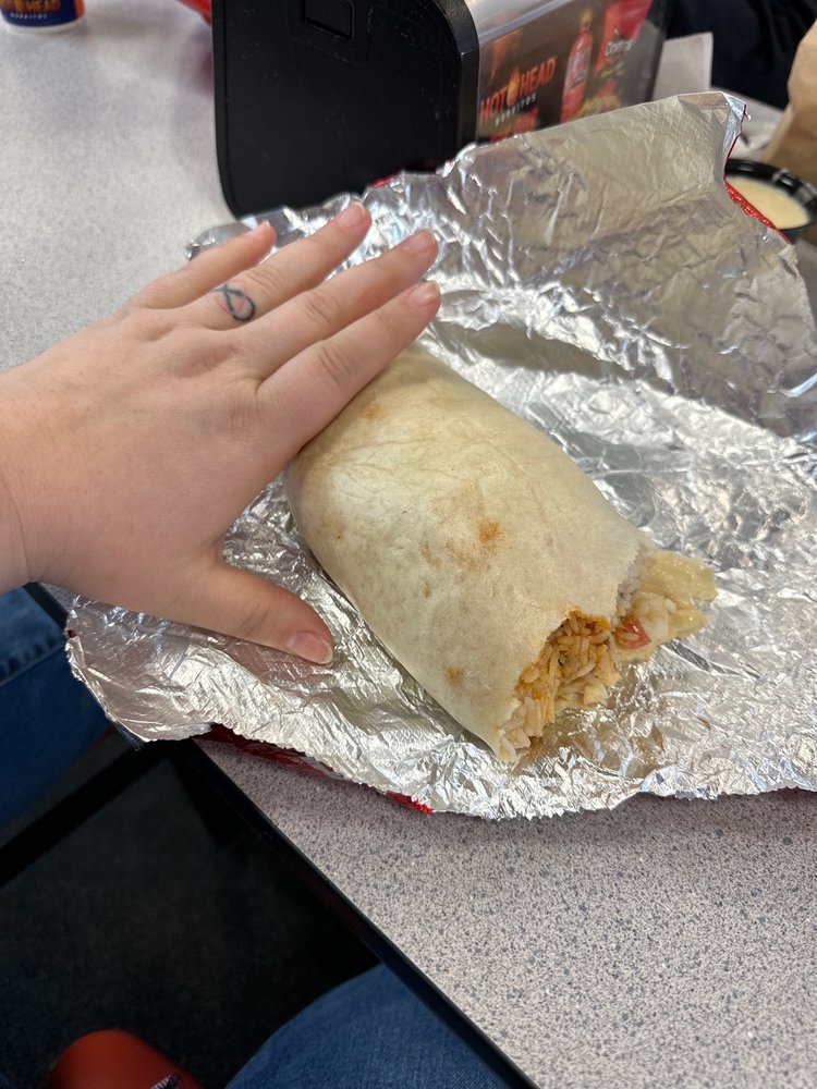 Food from Hot Head Burritos