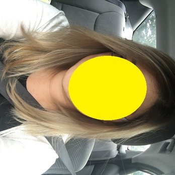 Statements The Salon - bad makeup day.. but my hair used to be ORANGE, PINK, YELLOW and BLACK... amazing work on correcting - Hair Salons Near Me - Woodbridge, Virginia