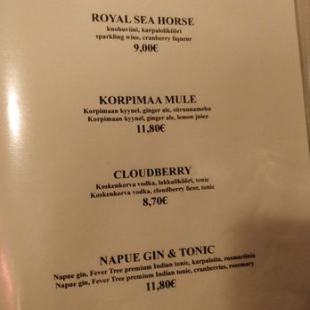 Sea Horse - Cocktails - Scandinavian Near Me - Helsinki, 18
