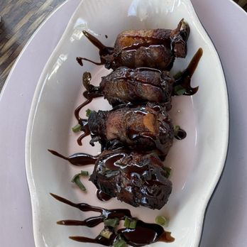 Mangrove Mama's Restaurant - Bacon wrapped dates - Seafood Near Me - Sugarloaf Key, Florida Mangrove Mama's Restaurant - Bacon wrapped dates - Seafood Near Me - Sugarloaf Key, Florida