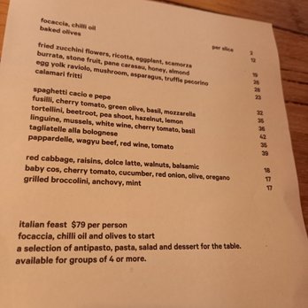 Flour Eggs Water - Menu - Italian Near Me - Forest Lodge, NSW Flour Eggs Water - Menu - Italian Near Me - Forest Lodge, NSW