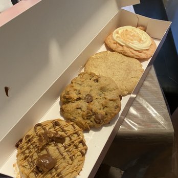 Crumbl - Clovis - Delicious!! The butterfinger one on the left was the best. - Bakeries Near Me - Clovis, California