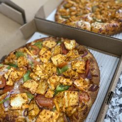 Tasty Pizza - Shahi Paneer, Spicy Butter Chicken