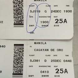 宿霧太平洋航空 - HKG to Manila... Manila to CDO...