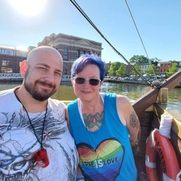 Cruising the Baltimore Inner Harbor on the pirate ship Fearless!