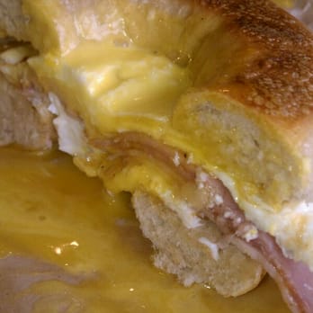 Great Bagel - Benedict on plain bagel - Breakfast & Brunch Near Me - Lexington, Kentucky