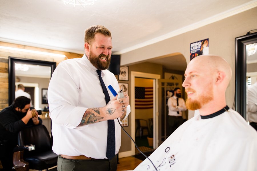Jake “The Big Barber” Morisse Logo