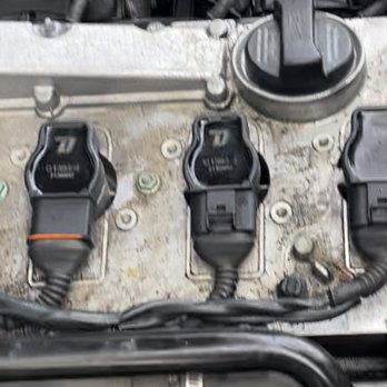 Wicked Automotive - There it is 2nd of 4 coil packs
See it hanging open orange belly -with no clip which the other 3 have--its not contacting engine properly - Auto Repair Near Me - Lakeport, California Wicked Automotive - There it is 2nd of 4 coil packs
See it hanging open orange belly -with no clip which the other 3 have--its not contacting engine properly - Auto Repair Near Me - Lakeport, California