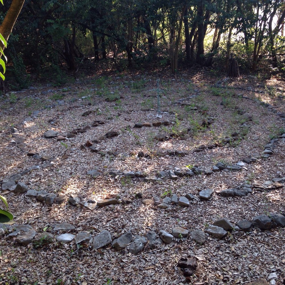 The labyrinth is a great place to meditate and reconnect. The labyrinth is a great place to meditate and reconnect.