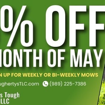 Daugherty's Tough Lawn Care - 15 % off the month of may - Lawn Services Near Me Daugherty's Tough Lawn Care - 15 % off the month of may - Lawn Services Near Me