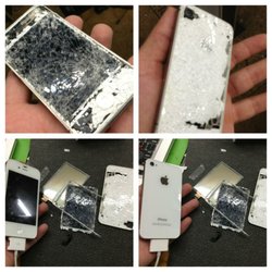 Phone Doctor - Before and After.