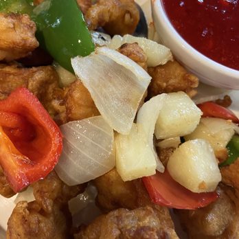 Dumpling House - Sweet and sour chicken. - Chinese Near Me - Frisco, Texas