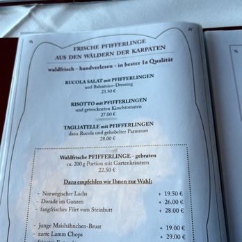 Kongsnæs - Kongsnaes-September 2023 | Pfifferlingskarte | handverlesen aus den Karpaten - Seafood Near Me - Potsdam, BB