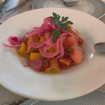 La Viuda - Mango tomato onion salad - Tabernas Near Me - Córdoba, Colorado