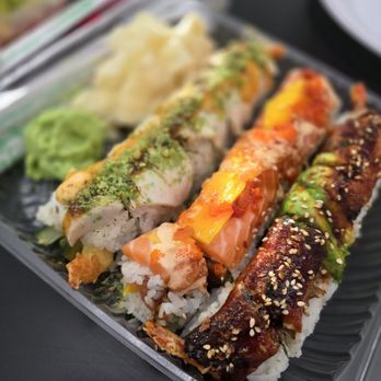 IV Sushi Togo - Assorted packed special sushi rolls to go. - Sushi Bars Near Me - Danville, California