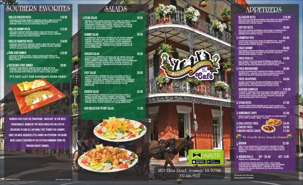 Menu photo 7 Bourbon Street Deli Jennings, LA