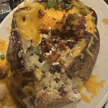 Kirby's Steakhouse - Baked potato, fully loaded - Steakhouses Near Me - Thackerville, Oklahoma