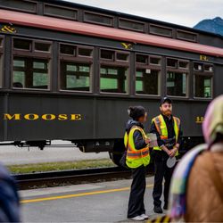 White Pass & Yukon Route Railroad - Boarding