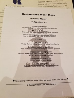 Menu photo 6 Bistrot Lepic & Wine Bar Washington, DC, DC Menu photo 6 Bistrot Lepic & Wine Bar Washington, DC, DC
