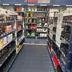 The Vitamin Shoppe - More pre-workouts than I've ever seen. Great selection.