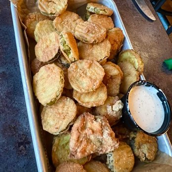 Pat and Gracie's - Bread & Butter Fried Pickles - American Near Me - Columbus, Ohio Pat and Gracie's - Bread & Butter Fried Pickles - American Near Me - Columbus, Ohio