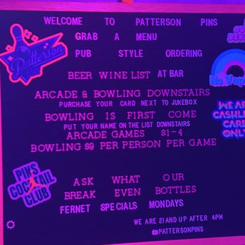 Patterson Pins - Cocktail Bars Near Me - Baltimore, Maryland