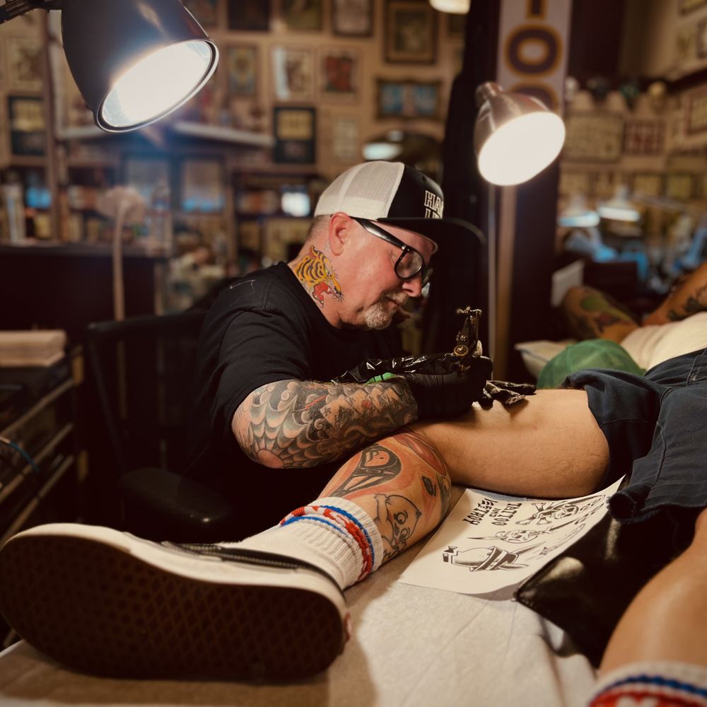 Classic Tattoo - E. Dressen & I photo by Charles Chatov - Tattoo Near Me - Fullerton, California