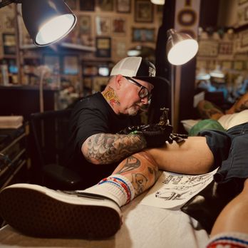 Classic Tattoo - E. Dressen & I photo by Charles Chatov - Tattoo Near Me - Fullerton, California