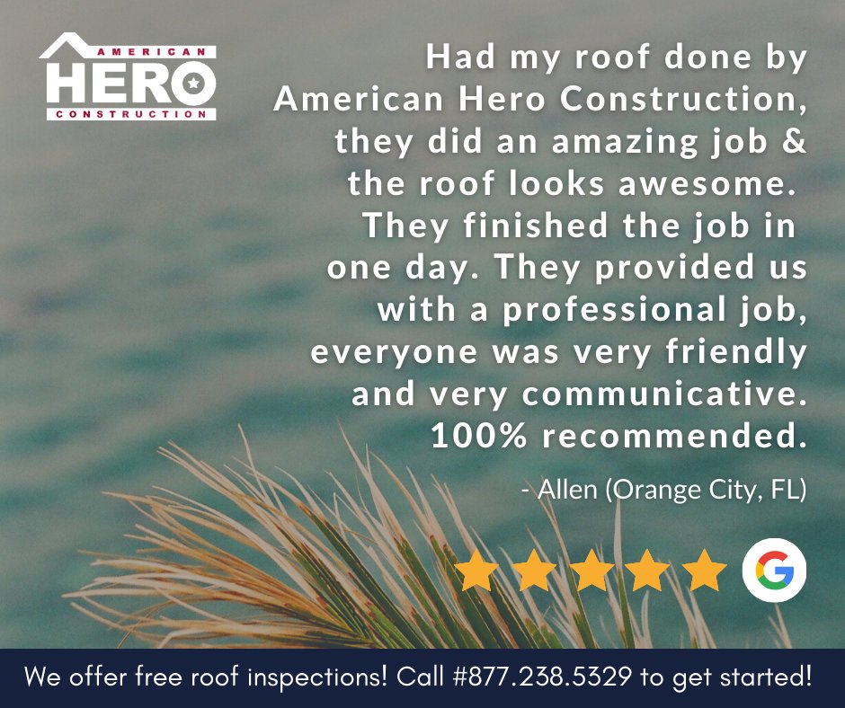 Slide of American Hero Construction Deltona