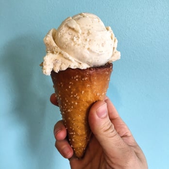 Sweet Cow - Pretzel cone. Life changing. - Ice Cream & Frozen Yogurt Near Me - Denver, Colorado