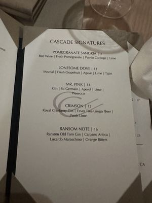 Menu photo 5 Cascade South Bend, IN