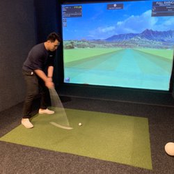 Semi virtual golf!