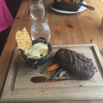 The Bison Restaurant - Carmen Creek Bison Ribeye - Canadian (New) Near Me - Banff, Alberta The Bison Restaurant - Carmen Creek Bison Ribeye - Canadian (New) Near Me - Banff, Alberta