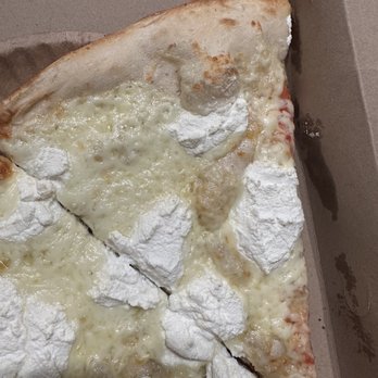 2 Bros Pizza - White Pizza Slice - Pizza Near Me - New York, New York 2 Bros Pizza - White Pizza Slice - Pizza Near Me - New York, New York