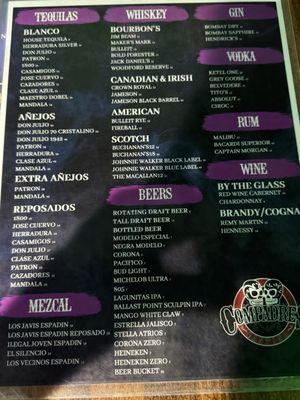 Menu photo 7 Compadres Cantina Ontario, CA