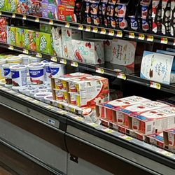 Above the refrigerator line