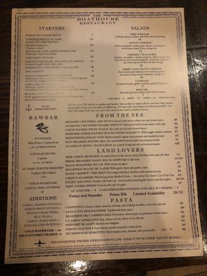 Menu photo 4 The Boathouse At Lakeville Lakeville, CT Menu photo 4 The Boathouse At Lakeville Lakeville, CT