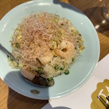 JA Jiaozi - Shrimp 39. Black Pepper Shrimp & Bonito Flakes Fried Rice - Dim Sum Near Me - Irvine, California JA Jiaozi - Shrimp 39. Black Pepper Shrimp & Bonito Flakes Fried Rice - Dim Sum Near Me - Irvine, California
