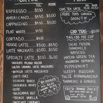 The Tin Scoop Cafe - Beverages menu - Coffee & Tea Near Me - San Diego, California The Tin Scoop Cafe - Beverages menu - Coffee & Tea Near Me - San Diego, California