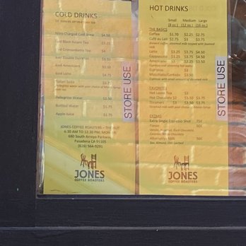 Jones Coffee Hut - Jones Coffee Hut menu - Coffee & Tea Near Me - Pasadena, California Jones Coffee Hut - Jones Coffee Hut menu - Coffee & Tea Near Me - Pasadena, California