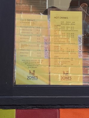Menu photo 8 Jones Coffee Hut Pasadena, CA