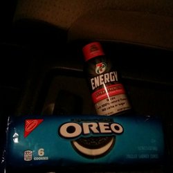 7-Eleven - Friday freebie: 7-11 Brand Energy Shot -Watermelon Lime Flavor and To Go Pack Oreos, woohoo!