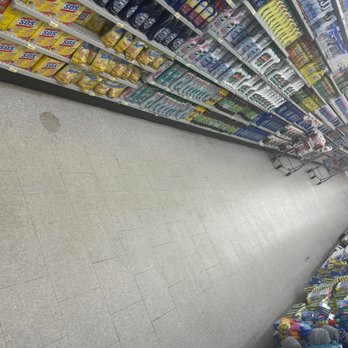 Dollarama - Unclean floor and randomness carts in aisles. - Discount Store Near Me - Edmonton, Alberta